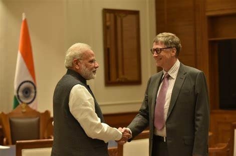 PM modi bill gates